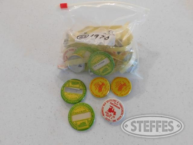 Bag of Old Thresher buttons